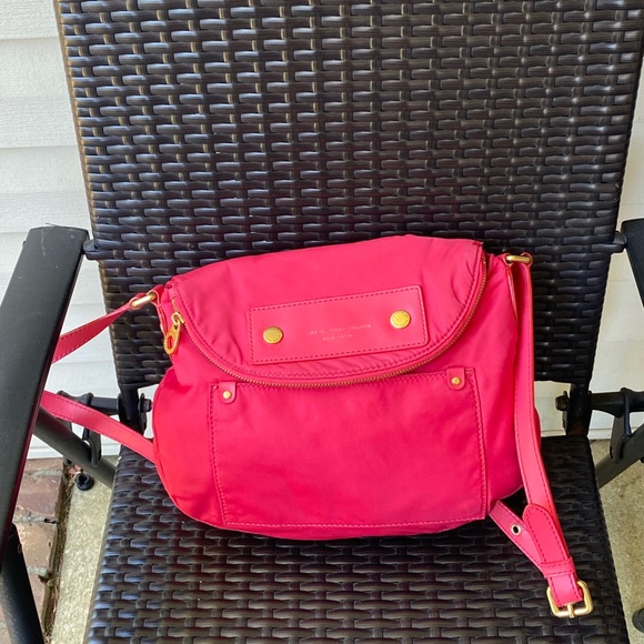 Marc By Marc Jacobs Handbags - Marc Jacobs Nylon Messenger Bag, Pink
